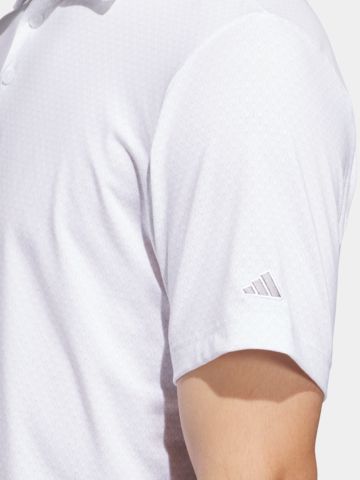 adidas ULT+ GO-TO PRT Halbarm Polo weiß