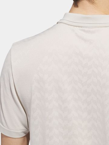 adidas TOUR SMLS Halbarm Polo weiß