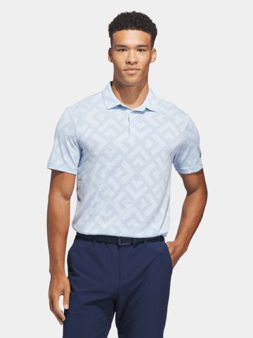 adidas ULT CLSN JACQ polokošile s polovičním rukávem světle modrá