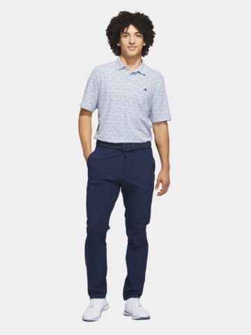 adidas ULT+ SFT PRT LC Halbarm Polo hellblau