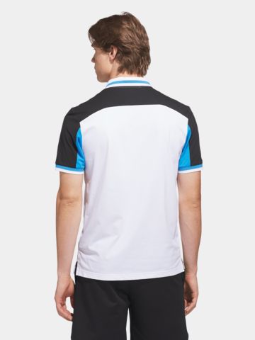 adidas BEYOND VENT TWISTKNIT SHIRT Halbarm Polo weiß