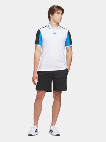 adidas BEYOND VENT TWISTKNIT SHIRT Halbarm Polo weiß