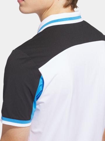 adidas BEYOND VENT TWISTKNIT SHIRT Halbarm Polo weiß