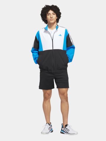 adidas BEYOND TWISTWEAVE FULL-ZIP Windstopp Jacke schwarz