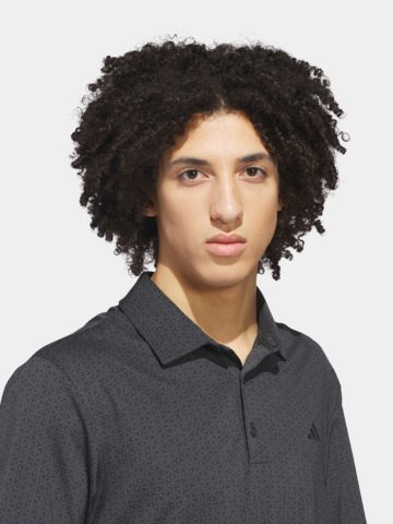 adidas ULTIMATE365 MESH TANGO PRINT CLIMACOOL SHIRT Halbarm Polo schwarz