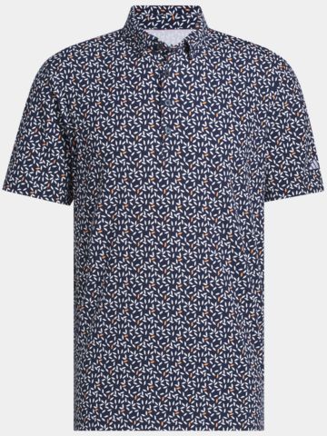 adidas ULTIMATE365+ SOFT PRINT SHIRT polokošile s polovičním rukávem námořnická modrá