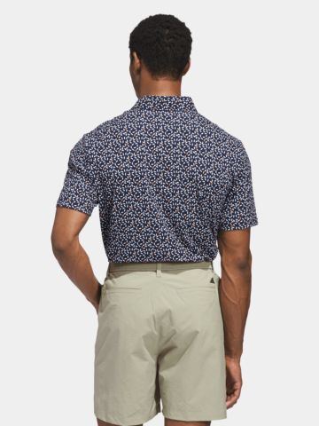 adidas  ULTIMATE365+ SOFT PRINT SHIRT polokošile s polovičním rukávem námořnická modrá