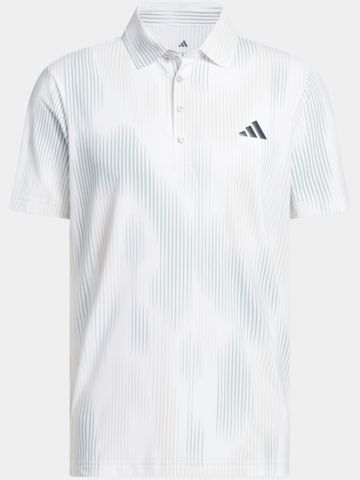 adidas ULTIMATE365 TOUR COOL FEEL PRINT SHIRT Halbarm Polo hellgrün
