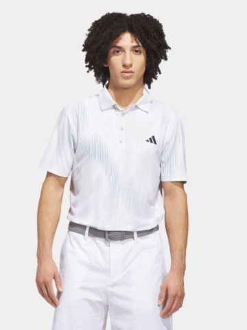 adidas ULTIMATE365 TOUR COOL FEEL PRINT SHIRT Halbarm Polo hellgrün