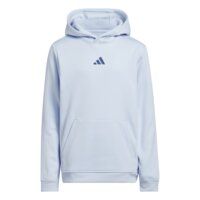 adidas Unisex mikina s kapucí světle modrá