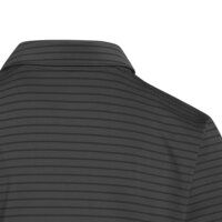 adidas  Chlapecká pruhovaná polokošile s krátkým rukávem černá