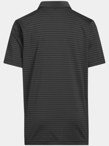 adidas Chlapecká pruhovaná polokošile s polovičním rukávem černá