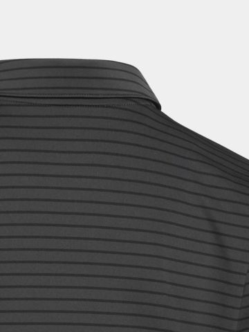 adidas  Chlapecká pruhovaná polokošile s krátkým rukávem černá