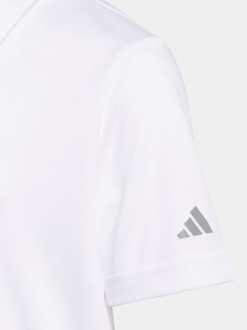 adidas  Chlapecká polokošile PERF s krátkým rukávem bílá