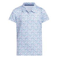 adidas Dívčí polokošile PRNT s polovičním rukávem modrá