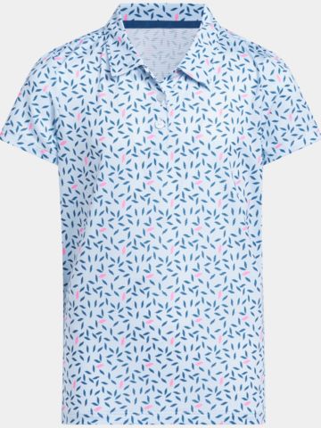 adidas Dívčí polokošile PRNT s polovičním rukávem modrá