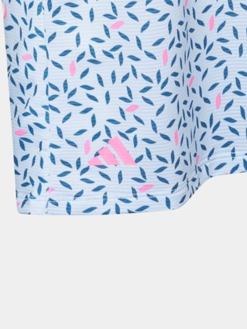 adidas  Dívčí polokošile PRNT s krátkým rukávem modrá