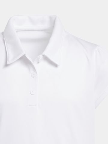 adidas  Dívčí polokošile PERF s krátkým rukávem bílá