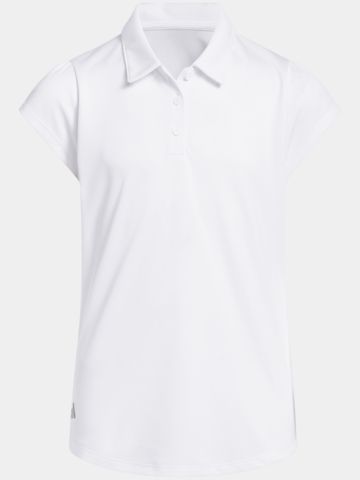 adidas Dívčí polokošile PERF s polovičním rukávem bílá