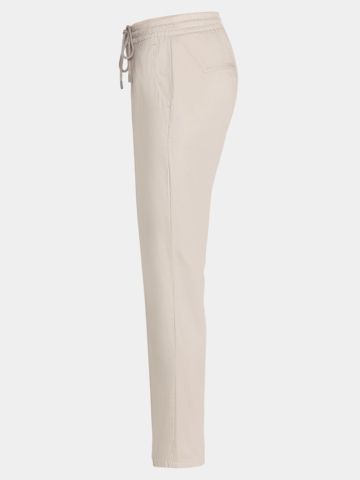 Alberto CLARA - Light Cotton Joggpant Hose beige