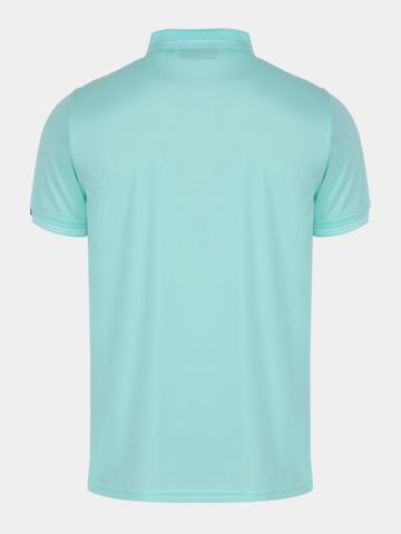 Daniel Springs Anti Odor Funktions Halbarm Polo türkis