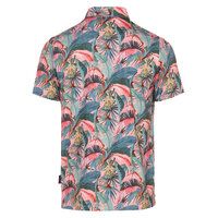 Daniel Springs Dschugel funkční polokošile s potiskem a polovičním rukávem zelená