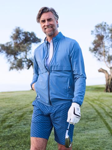 Daniel Springs LEVIN Funktions Druck Bermuda Hose denim