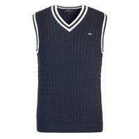 Daniel Springs Zopf- Pullunder Strick navy