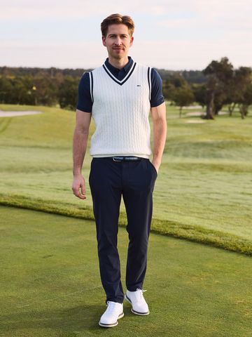 Daniel Springs Zopf-  Pullunder Strick offwhite