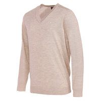 Daniel Springs Merino Extrafein Pullover Strick beige