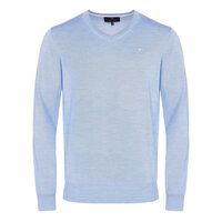 Daniel Springs Basic Pullover Strick hellblau