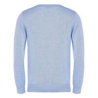 Daniel Springs Basic Pullover Strick hellblau