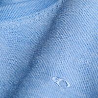Daniel Springs Basic Pullover Strick hellblau