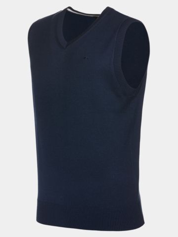 Daniel Springs Basic Pullunder Strick navy
