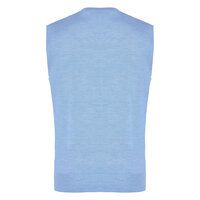 Daniel Springs Basic Pullunder Strick hellblau