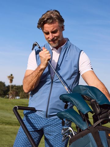 Daniel Springs Ultra Light Windstopp Weste denim