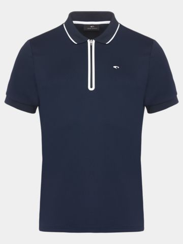 Daniel Springs Funktions Pique Halbarm Polo navy