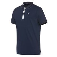 Daniel Springs Funktions Pique  Halbarm Polo navy