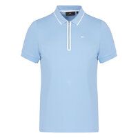Daniel Springs Funktions Pique Halbarm Polo hellblau