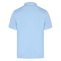 Daniel Springs Funktions Pique Halbarm Polo hellblau