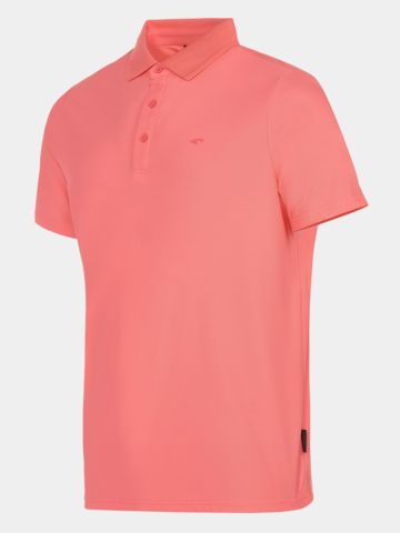Daniel Springs Nylon Pique Halbarm Polo koralle