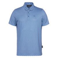 Daniel Springs funkční polokošile s polovičním rukávem a železným potiskem denim