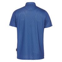 Funkční polokošile s polovičním rukávem Daniel Springs s nažehlovacím potiskem modrá