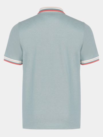 Daniel Springs 2-Tone Pique Halbarm Polo grün