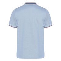 Daniel Springs Dvoubarevná piková polokošile s polovičním rukávem světle modrá