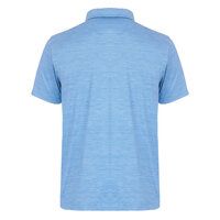 Daniel Springs Melange Funktions Halbarm Polo hellblau