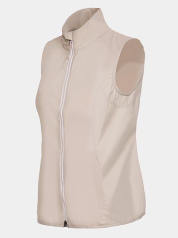 Valiente Leichte, wasserabweisende Windstopp Weste sand