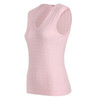 Valiente Zopf-  Pullunder Strick rosa