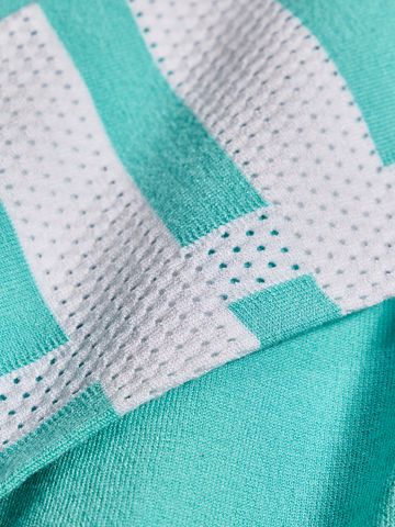 Valiente  Pletený svetr s výstřihem do V tyrkysová