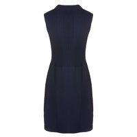 Valiente Strick ohne Arm Kleid navy